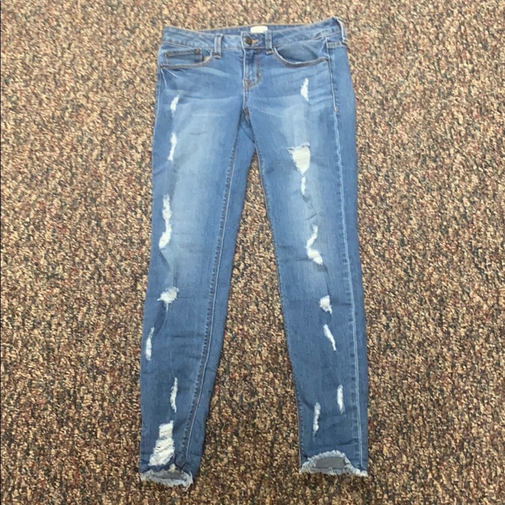 Sneak Peek Low-Rise Skinny Jeans